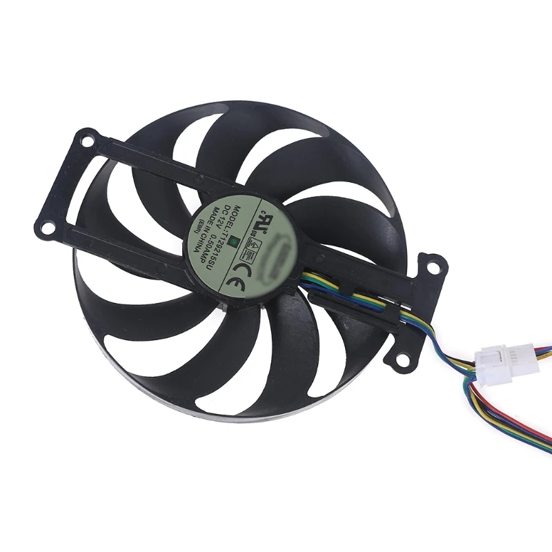 

2PCS T129215SU Graphics Card Cooling VGA Cooler Fan 4Pin 12V 0.5A for GTX1650 Ti