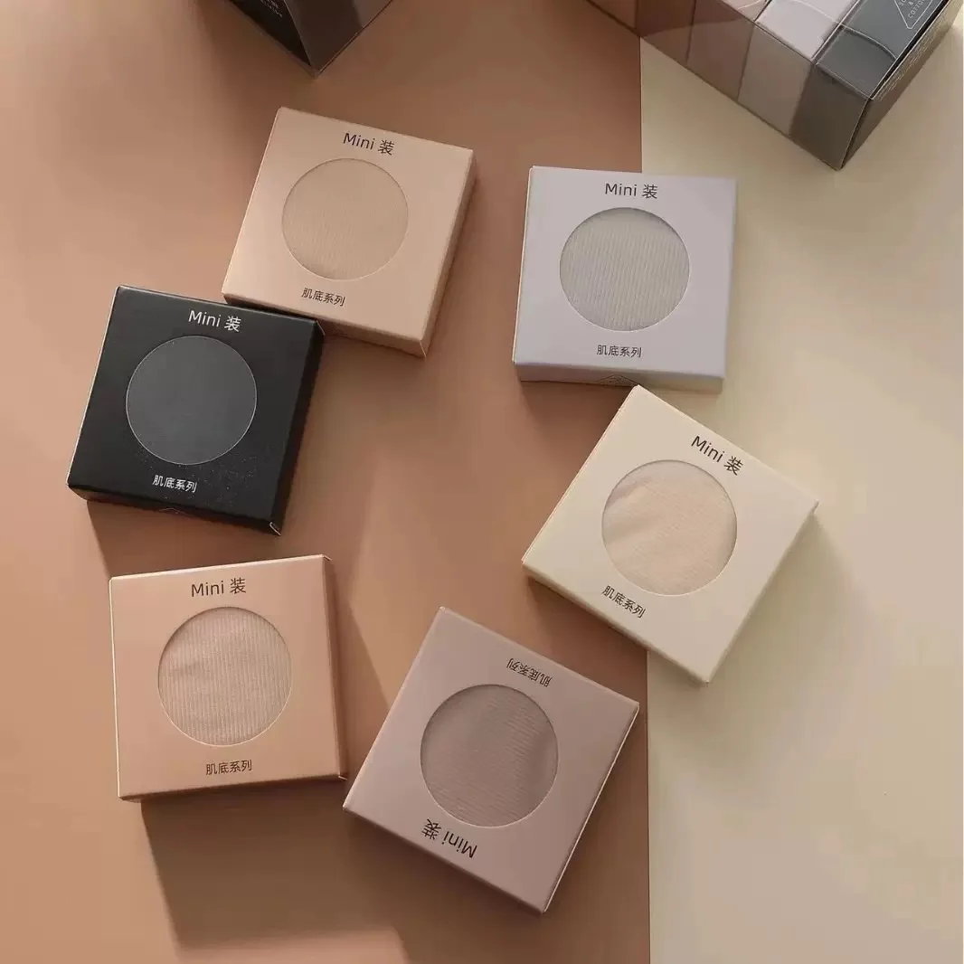 

6pcs New Ultra-Thin Ice Silk Women's Foundation Liquid Panties Seamless Close-Fitting Six-Pack Boxed Nude-Feel Triangle Panties