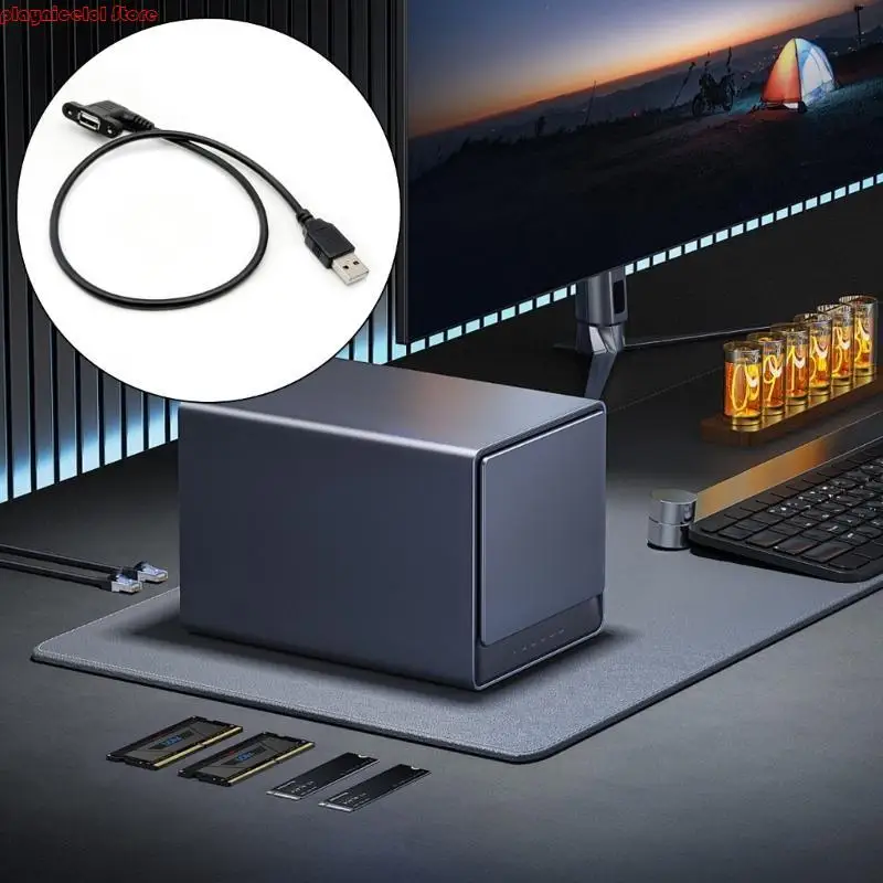 E8BA 빠른 속도 USB 2.0 데이터 전송 케이블 장착 이어 여러 길이 30/50cm