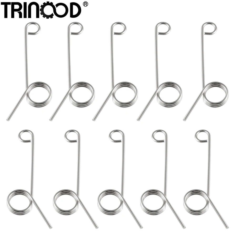 

TRINOOD 10Pcs Metal Rear Transmission Gearbox Torsion Spring for 1/12 Tamiya Lunch Box 57409 Upgrade Parts