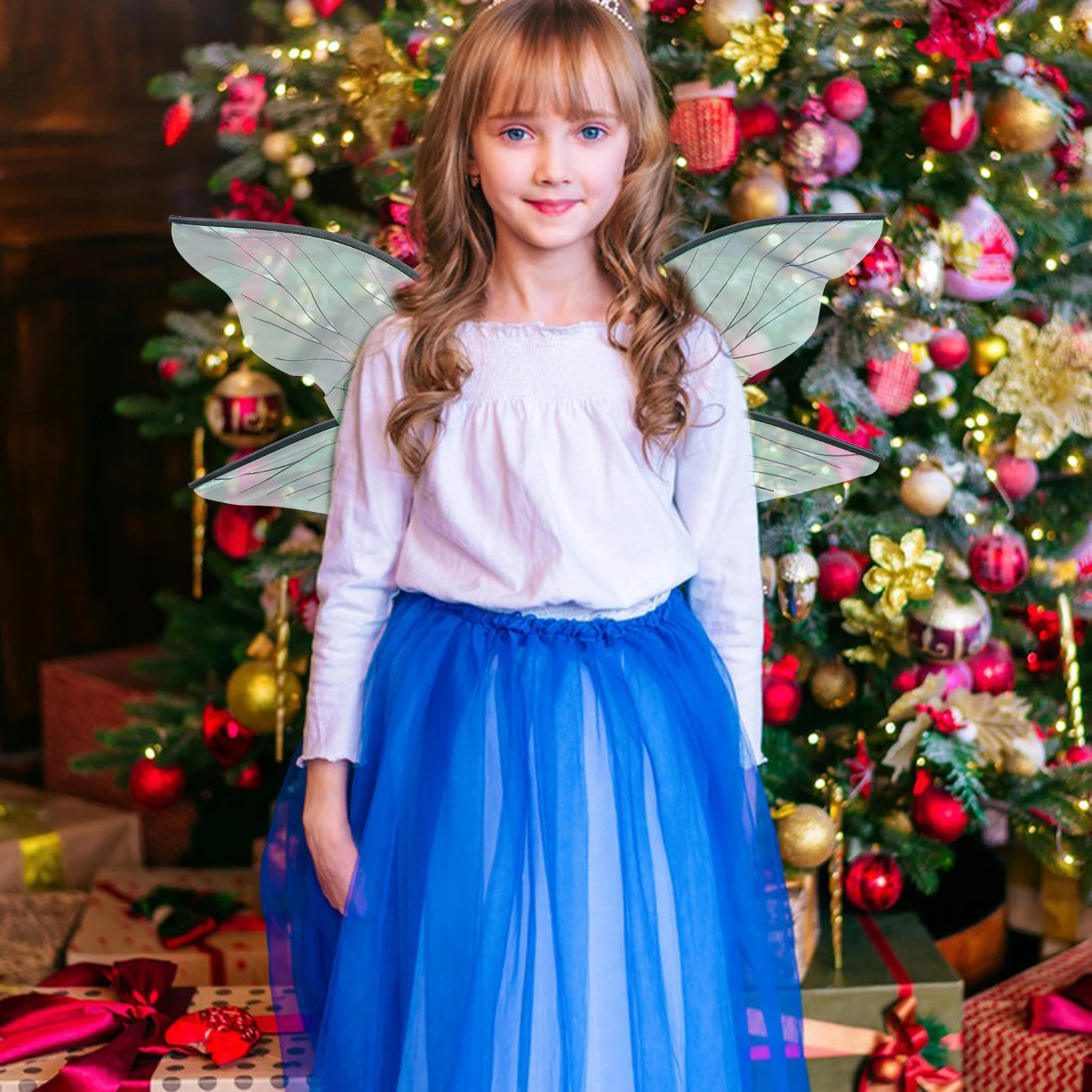 

Funny Cicada Fairy Wing Cosplay Costume Decor For Festival Party Stage Performance Women Unique Design Role Play