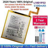 Original 4850mAh L18D1P32 Tab Replacement Battery For Lenovo Tablet M10 TB-X605L TB-X605F TB-X605M TB-X505X x505L+ Tools Kit