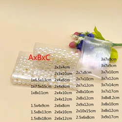 100pcs ABC Gift Plastic Transparent Box PVC Clear Boxes for Christmas Box Wedding Jewelry Candy Storage Packaging Boxs Open Side
