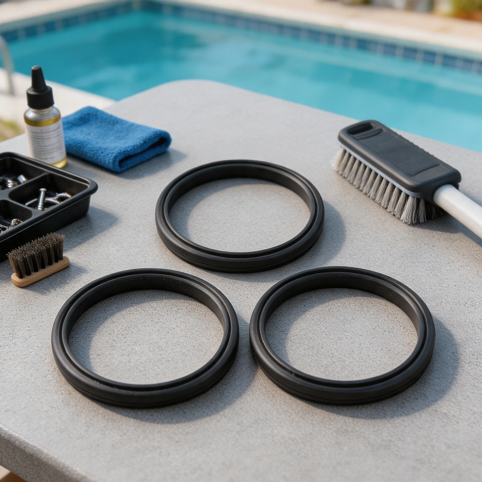 3 Pack O-ring Gasket Replacement For Hayward Pump Diffuser SPX1600R O-141 Handheld Cordless for vac Spare Parts Accessories