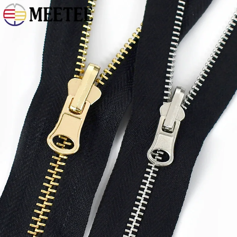 5/10Pcs 3# 5# 8# Double-sided Zipper Sliders for Resin Metal Nylon Zippers Garment Decor Zip Puller Head DIY Sewing Accessories