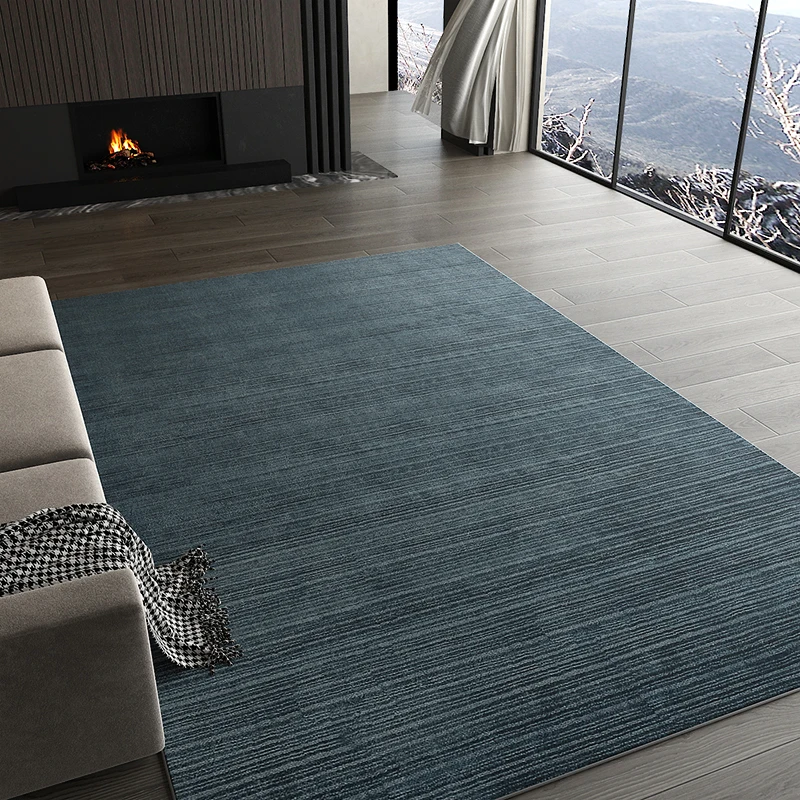 VIKAMA Pure Color Stripe Beige Premium Feeling Flat Weave Schlafzimmer Nachttisch Couchtisch Teppich Wohnzimmer Küche Bodenmatte
