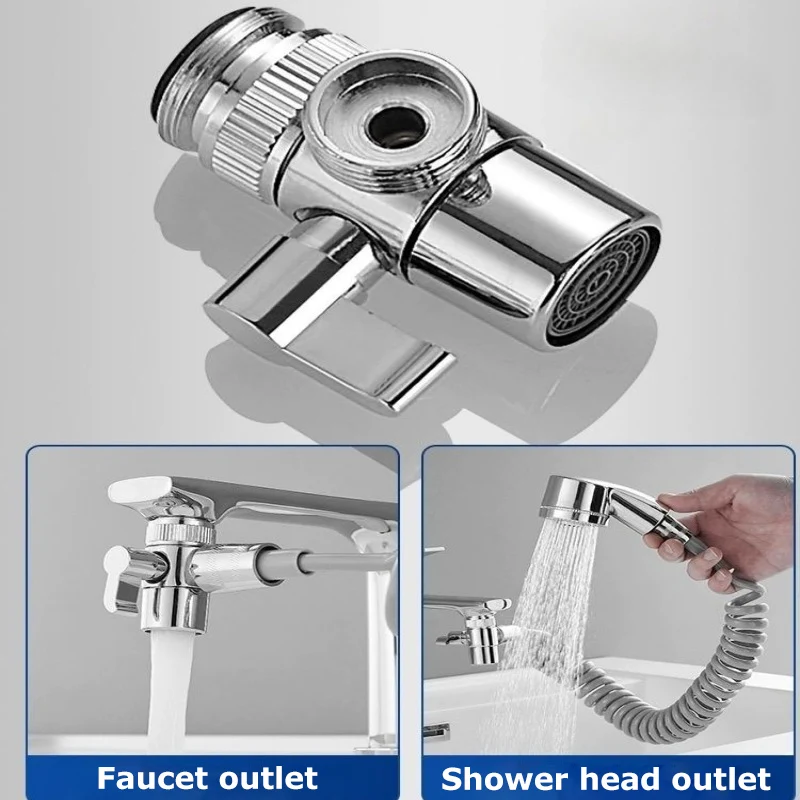 Washbasin Pool Shampoo Shower Faucet External Shower Extender Bathroom Hand Washing Shower Booster Nozzle Set