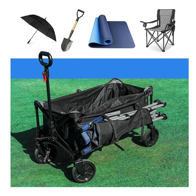 

AZ-Multi-Purpose Foldable Storage Cart Bag, Ideal For Camping, Picnics, And Outdoor Activities