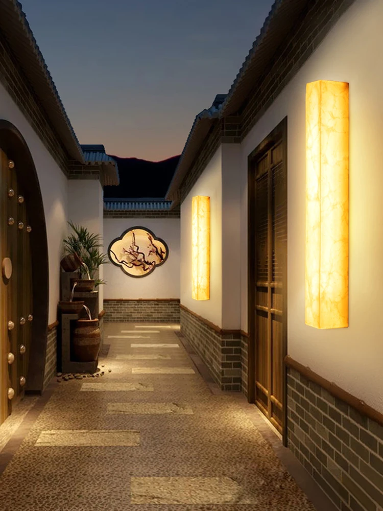 

Dimmable LED Marble Colletion Water Proof Outdoor Wall lamp Wall Light Wall Sconce For Bedroom Corridor Balcony