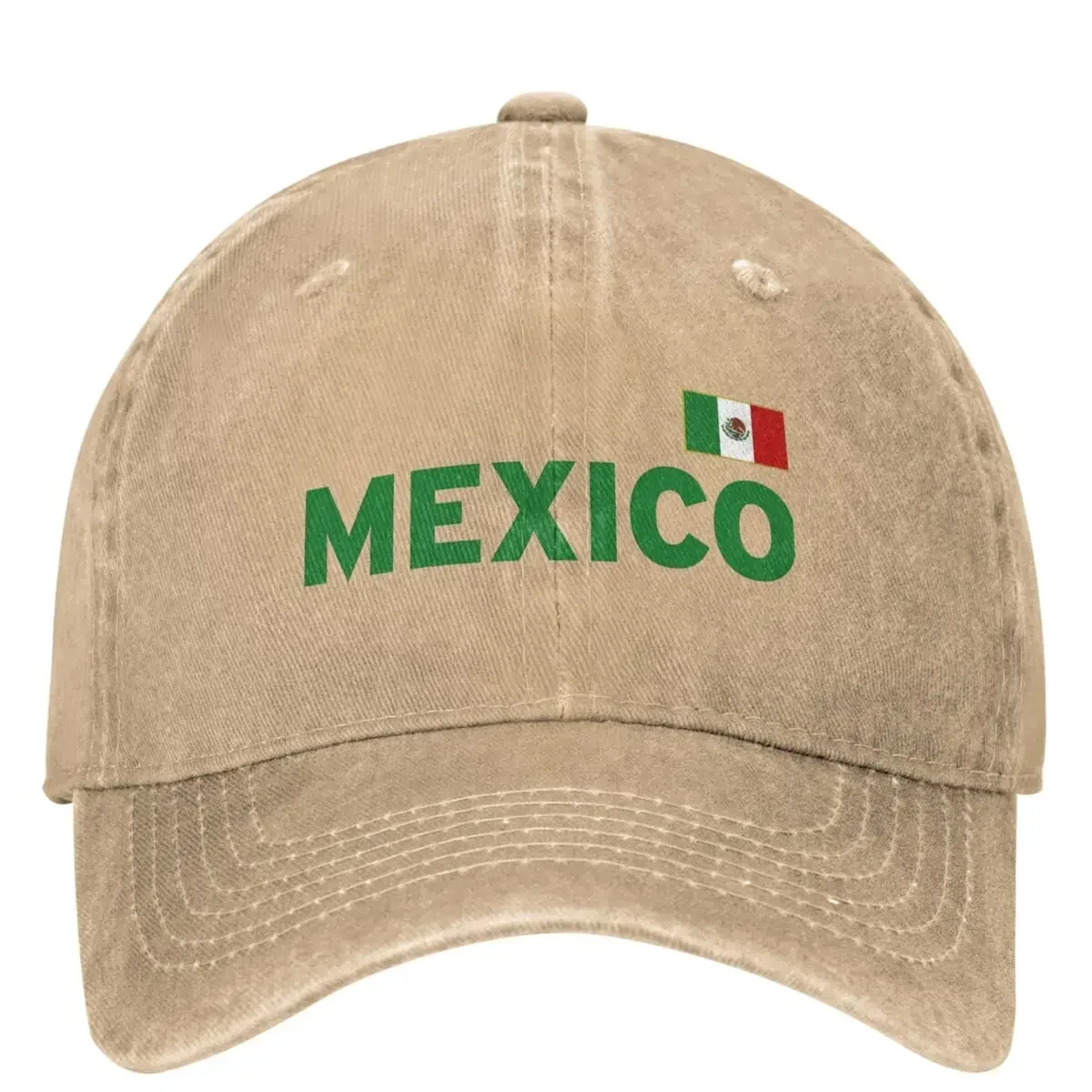 Mexico National Team Mexican Futbol Soccer Flag Baseball Cap Unisex Design Hip Hop Dad Hats Summer Tennis Skate Baseball Caps