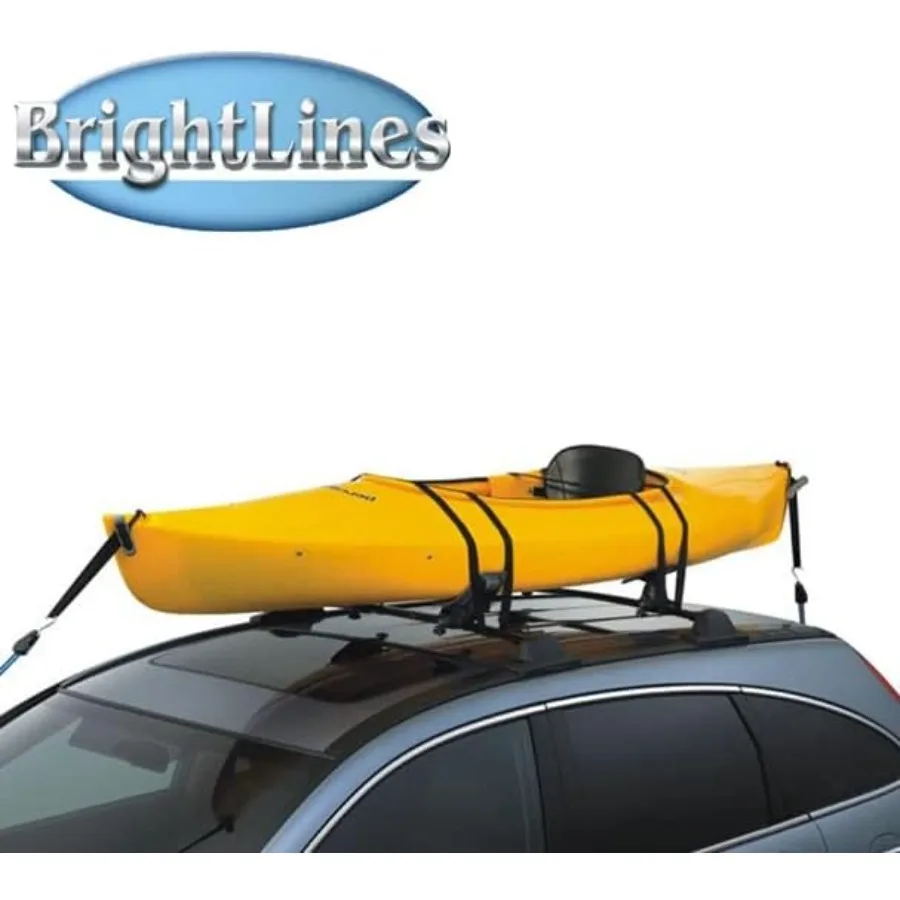 رفوف سقف BRIGHTLINES Crossbars لاستبدال قضبان متقاطعة لـ 2007-2011 Honda CRV - تصميم متين من سبائك الألومنيوم للشحن الآمن