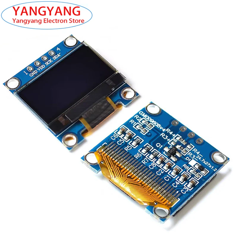 New 0.96 inch Oled IIC Serial White Blue Yellow/Blue OLED Display Module SSD1315 128X64 I2C 12864 LCD Screen Board for Arduino