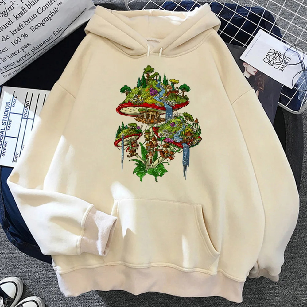 Psychedelic Alien Magic hoodie kawaii clothes for teens elegant patterned teen tracksuits hoddie youthful Japanese manga