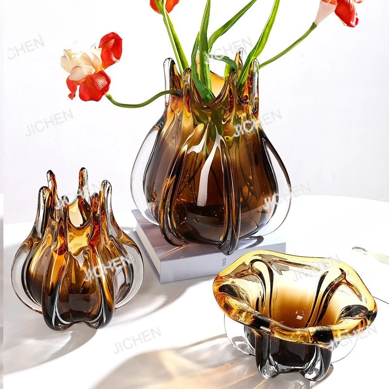 

Креативная стеклянная ваза в форме бутонника для гидропоники, декоративный горшок для растений, украшение стола, для цветочных композиций, эстетичный декор для комнаты