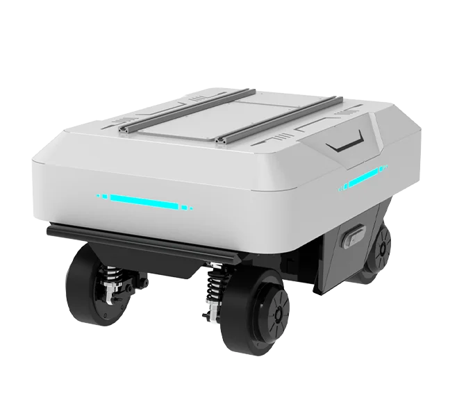 4-колесное всенаправленное шасси AMR, вездеходный мобильный робот 120 кг с ROS-навигацией для картографирования и транспортировки на заводе