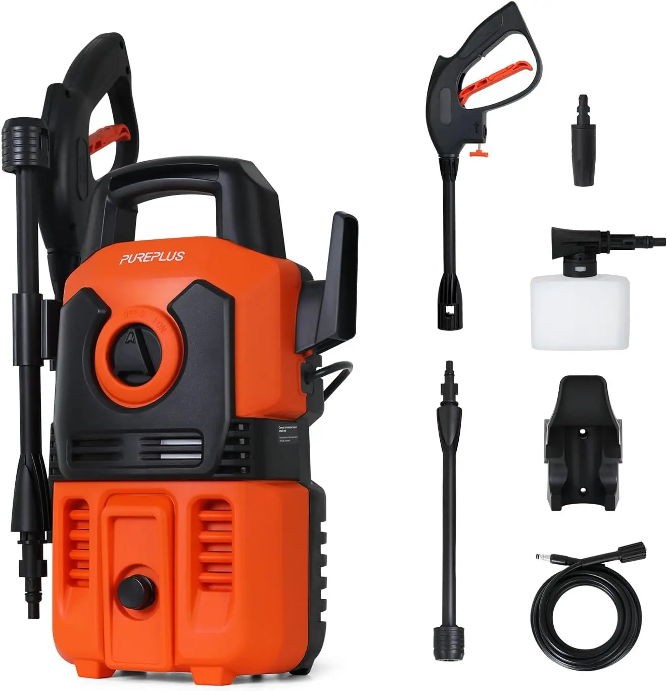 

Electric Pressure Washer, Max 2000 PSI 1.8 GPM Power Washer, with Adjustable Nozzle, Soap Cannon, 16.5 FT Power Cord