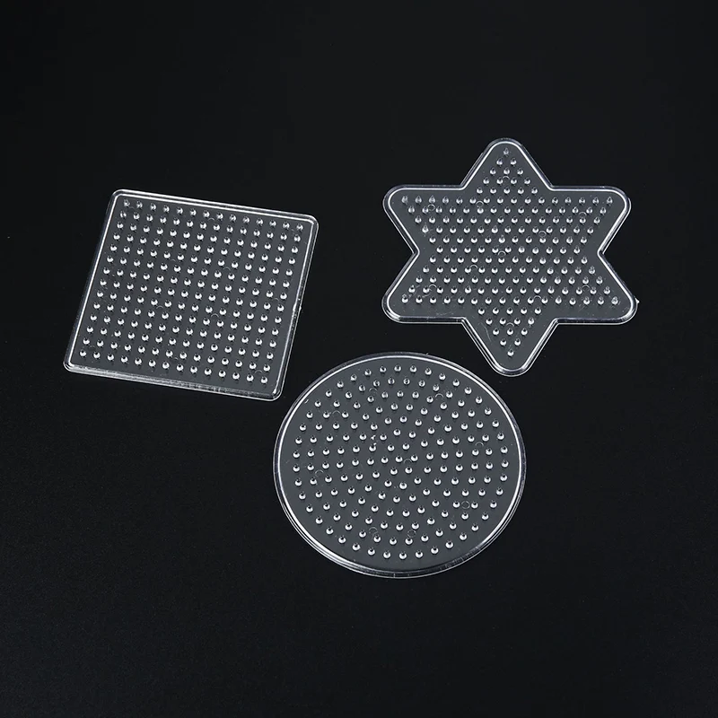 9pcs 5mm Pegboard for Hama Bead 3D Puzzle Template For Perler Iron Beads Educational Toys Fuse Beads Jigsaw Puzzle Juguetes