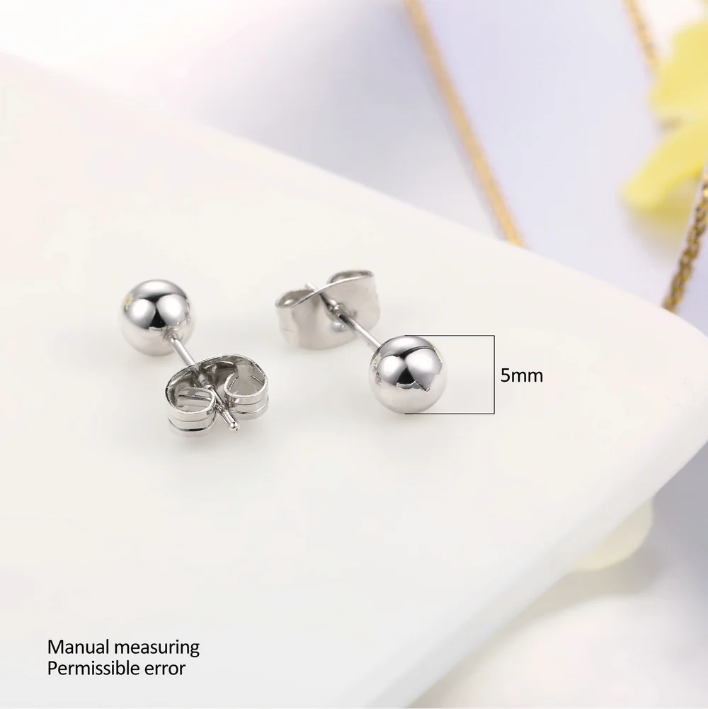 Simple Style Small Bean Rose Gold Color Color Sutd Earrings Fashion Jewelry ZYE422 ZYE445