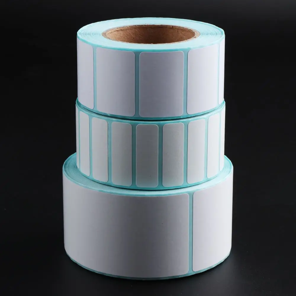 Convenient Blank Tag Supermarket Price Package Label Waterproof Thermal Sticker Adhesive Paper