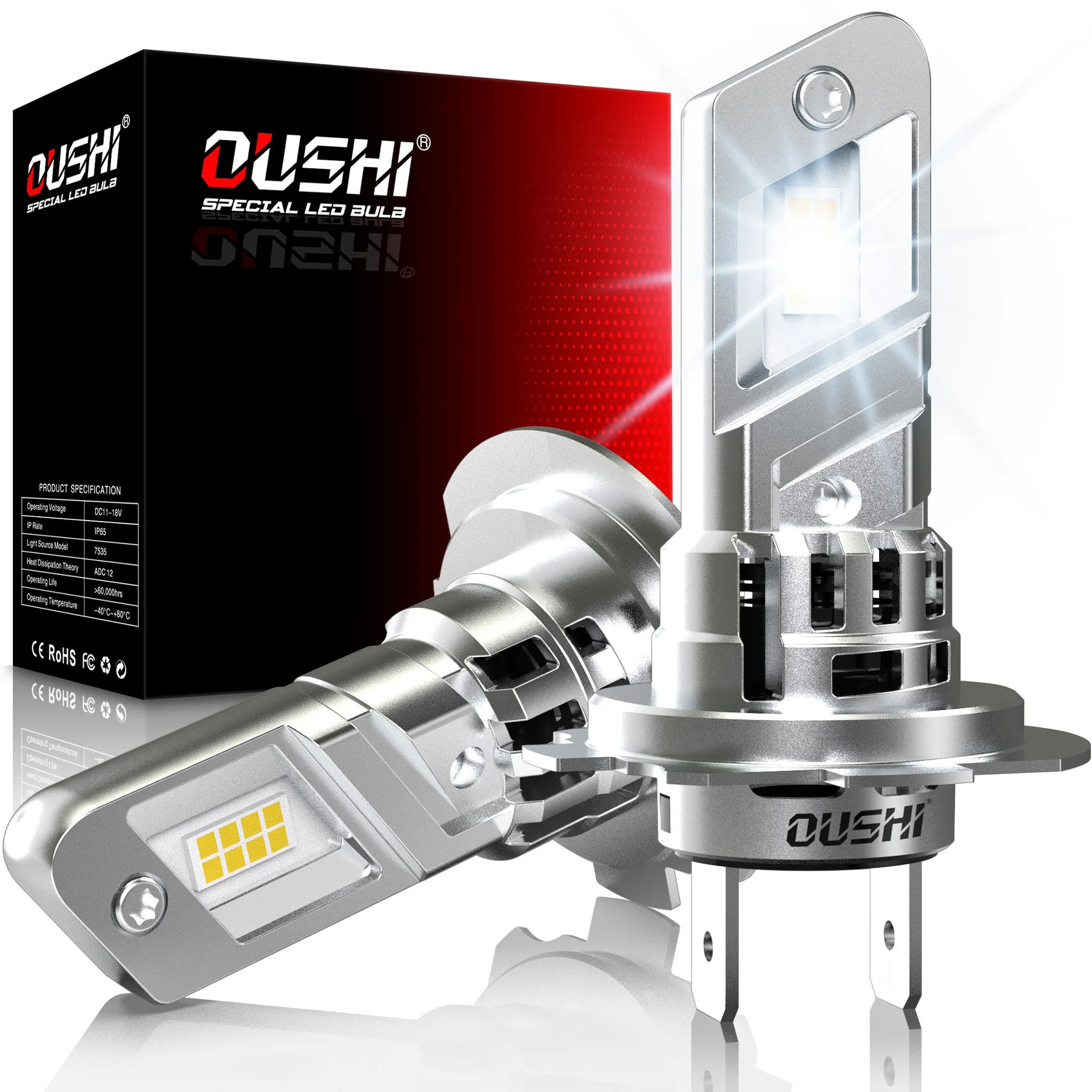 2x 16000LM 20000LM H7 LED Reflektor LED Żarówka Canbus Bezbłędna do VW mk4 Polo Passat b6 b7 Golf 5 6 7 Honda crv civic