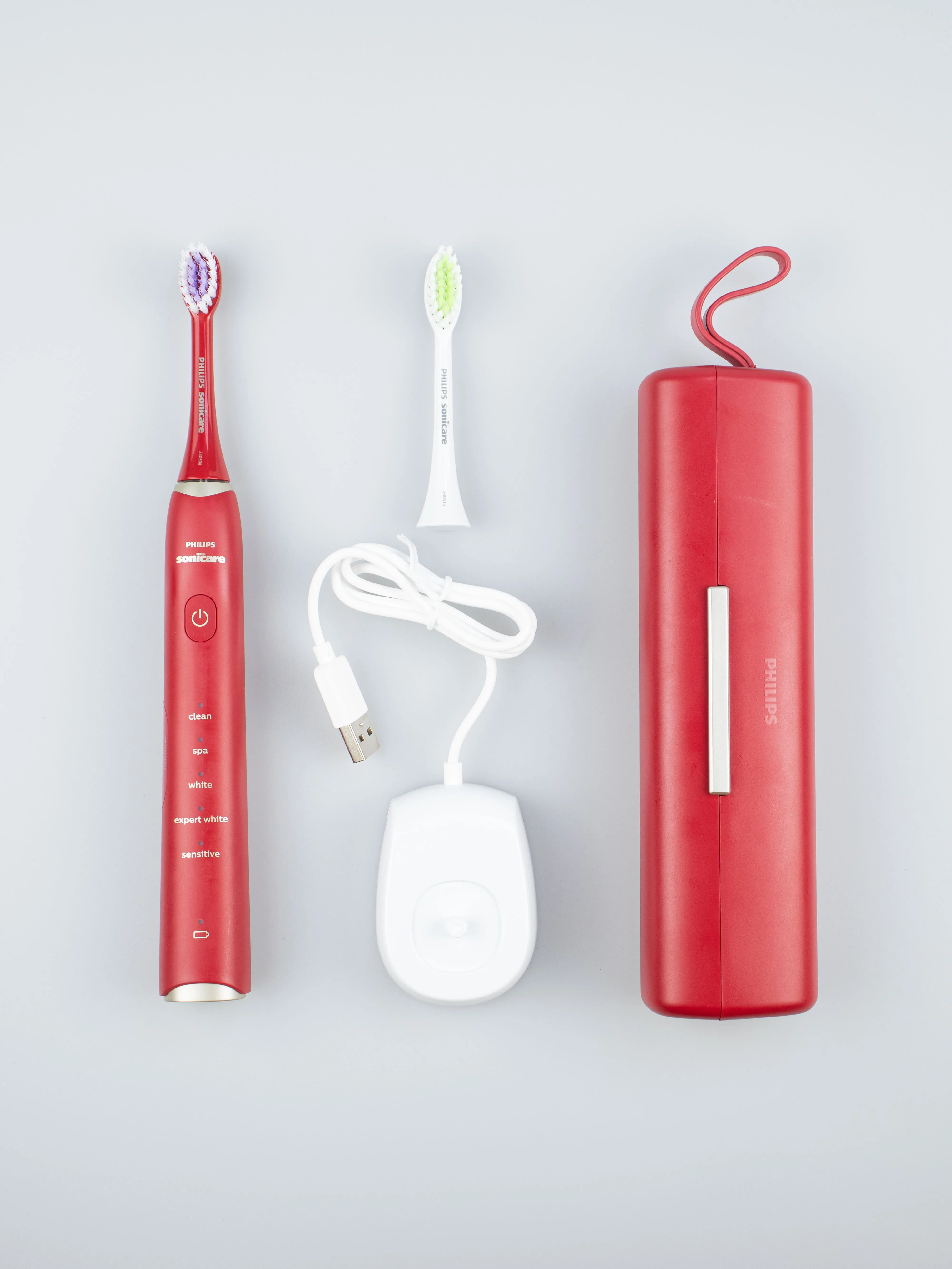 Philips Sonicare Toothbrush HX2491/02 Sonic electric brush for adult replacement head  Red