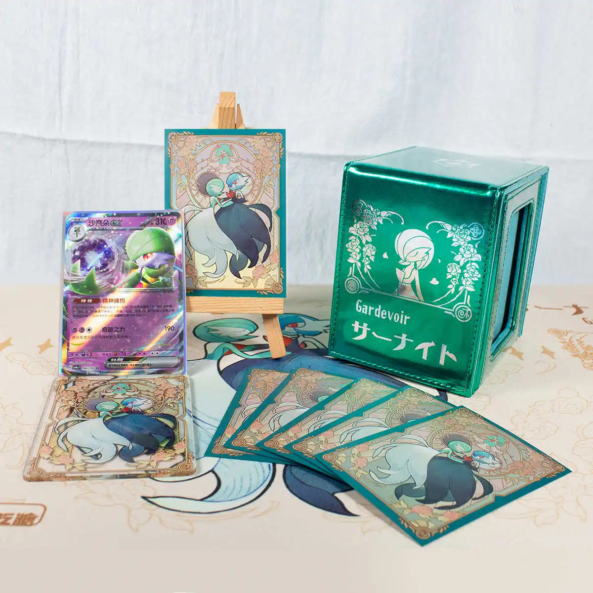 لتقوم بها بنفسك جديد الكرتون Ptcg Gardevoir بطاقة صندوق حماية Ws Opcg Ygo Ptcg صندوق تخزين البطاقات المغناطيسية أنيمي بطاقة دمى هدايا