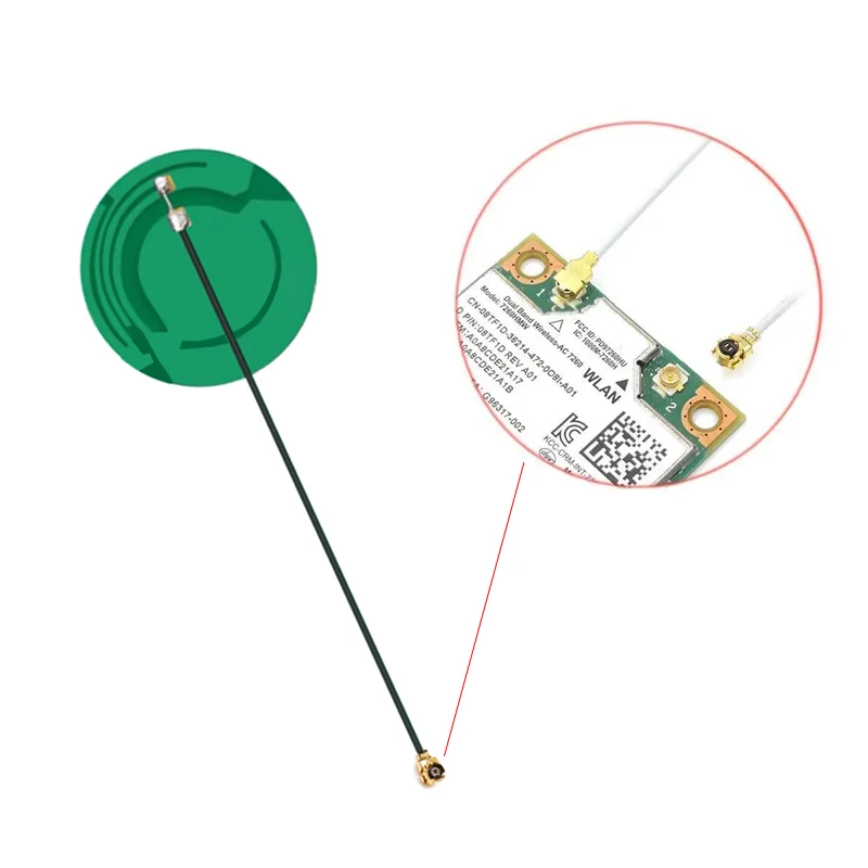 10PCS Lora 868Mhz 915Mhz 860 ~ 940Mhz Antenna FPC PCB Antenne IPEX1 U.FL MHF4 IPX Omni Antenna incorporata Modulo LoRawan Antenna