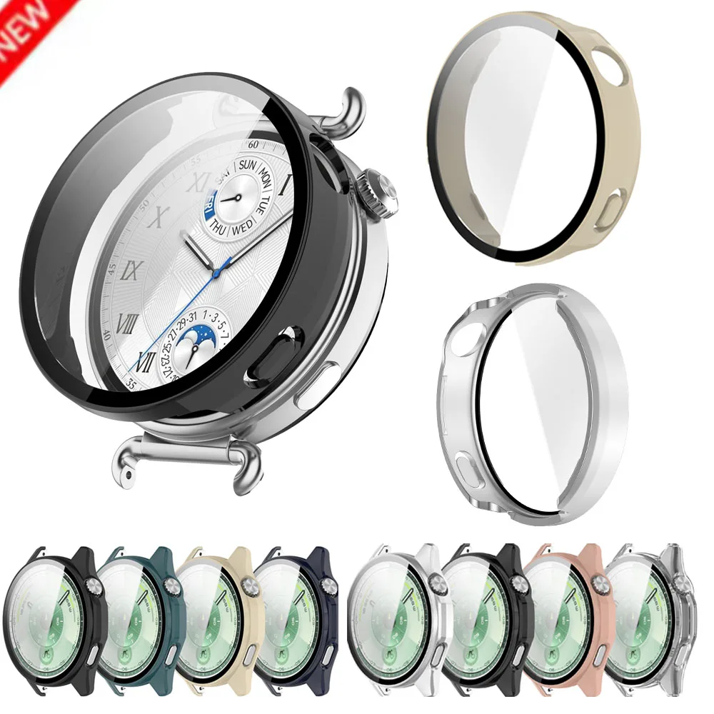 

For Huawei Watch GT6 41 46MM Anti-drop anti scuff Tempered Glass Film Screen Protector Cover Protective shell replacement parts