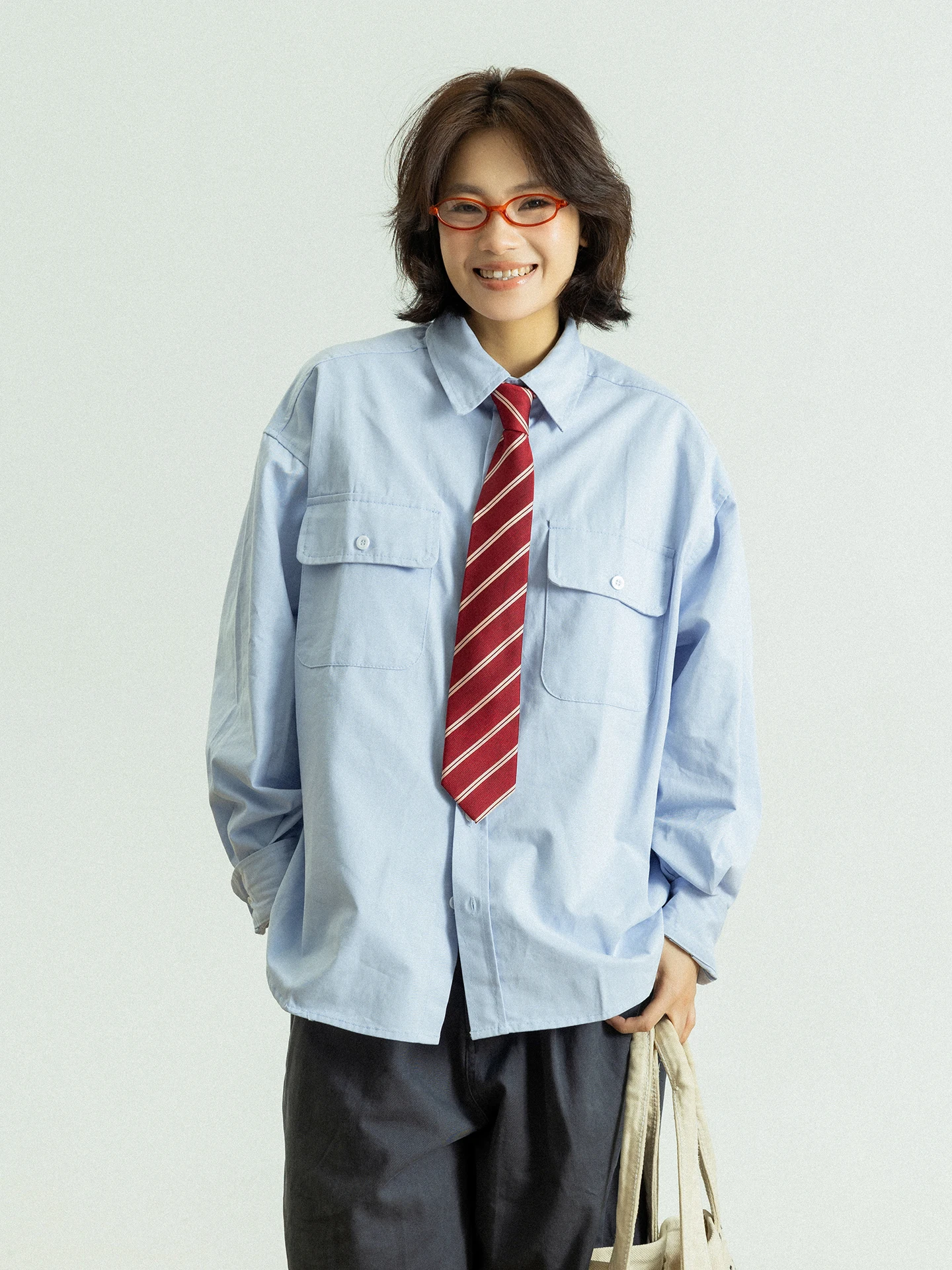 

GoodNorth Spring Long Sve ex Casual Loose Workwear irt Cotton Breathable Comfortable Men's Women's Simple Sle