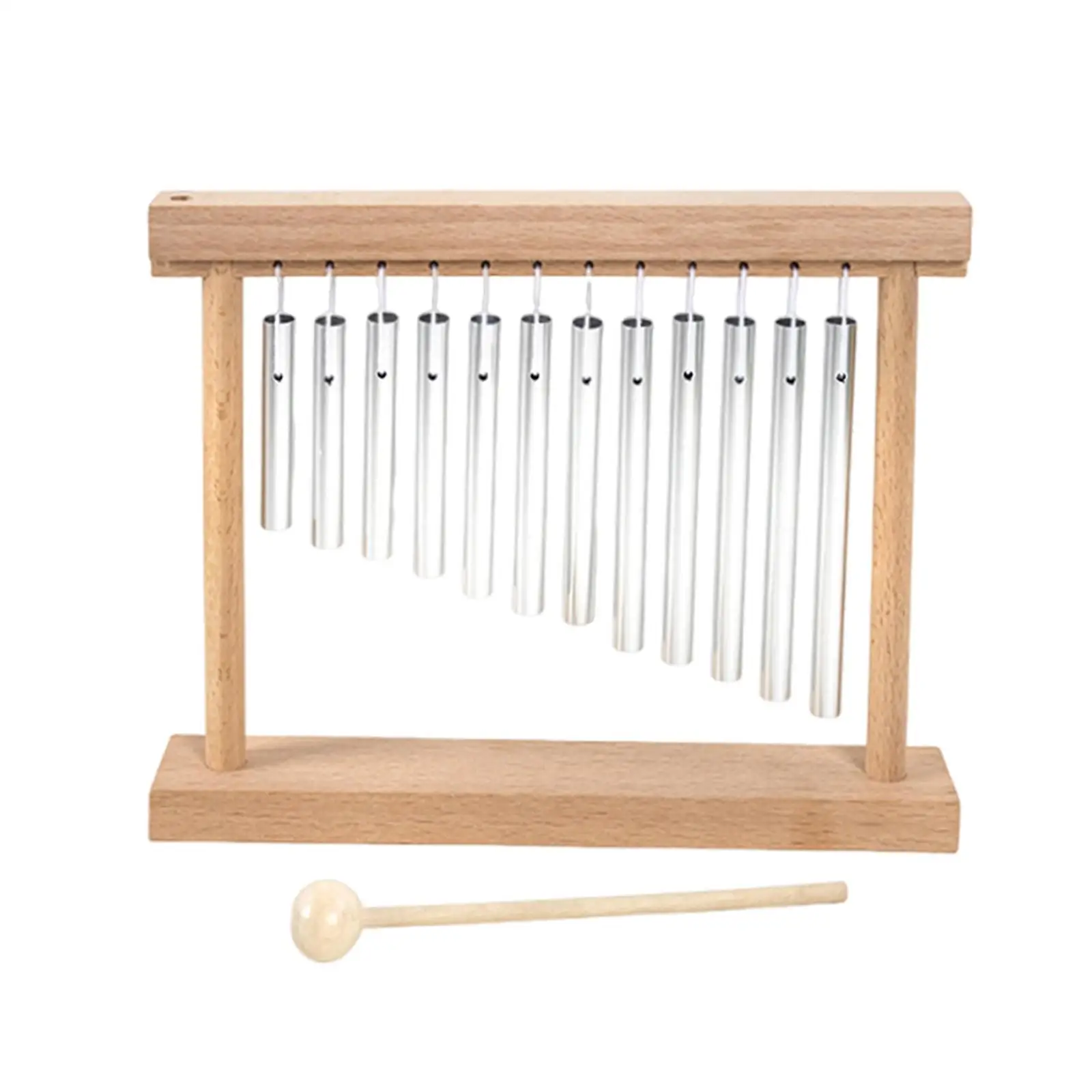 Table Top Wind Chime Relaxing Hand Chimes for Practice Performance Classroom