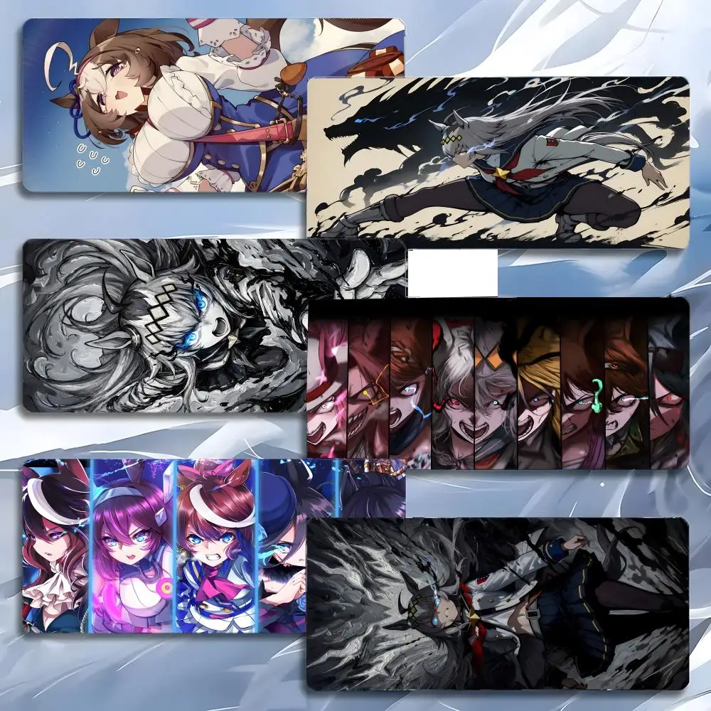 game cute U-Uma Musume: Pretty Derby Mouse Pad Mousepad Large Gaming LockEdge Thickened PC Table Desk Mat