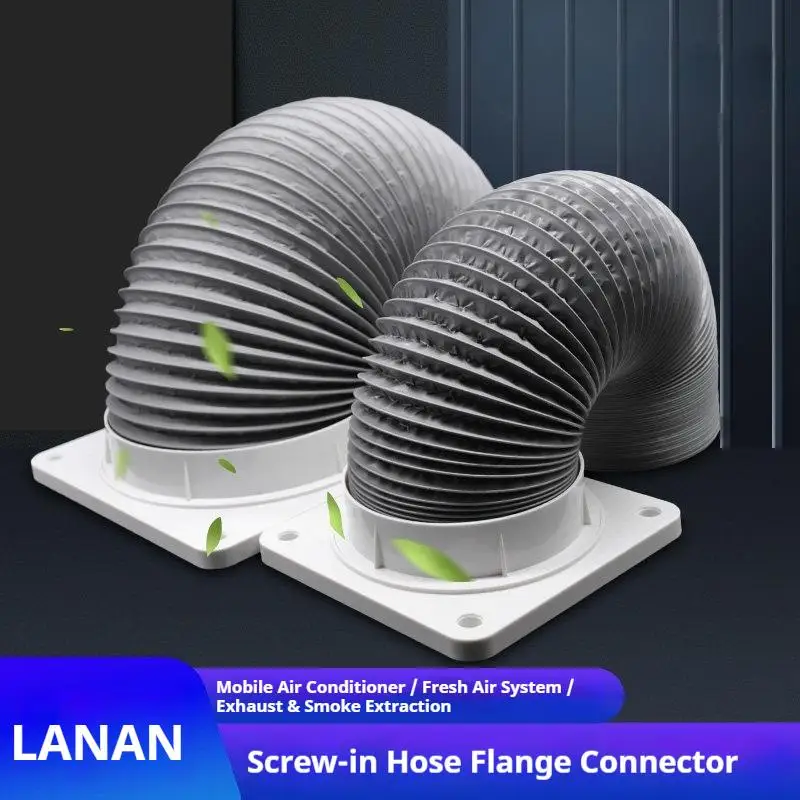 square-to-round-vent-connector-aluminum-foil-duct-joint-for-portable-air-conditioner-fresh-air-exhaust-vent