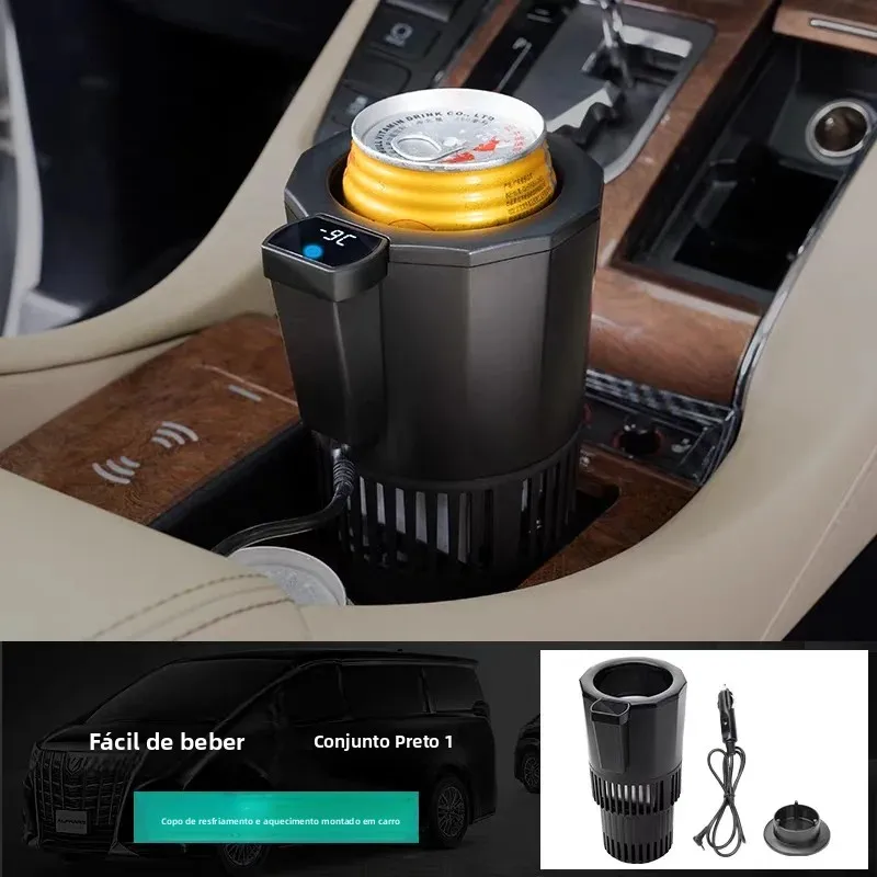 デュアル機能-2in1-車載用-保温保冷マグカップ-12v-ポータブル-タッチlcd搭載-家庭用-旅行用-コーヒー-飲料カップ