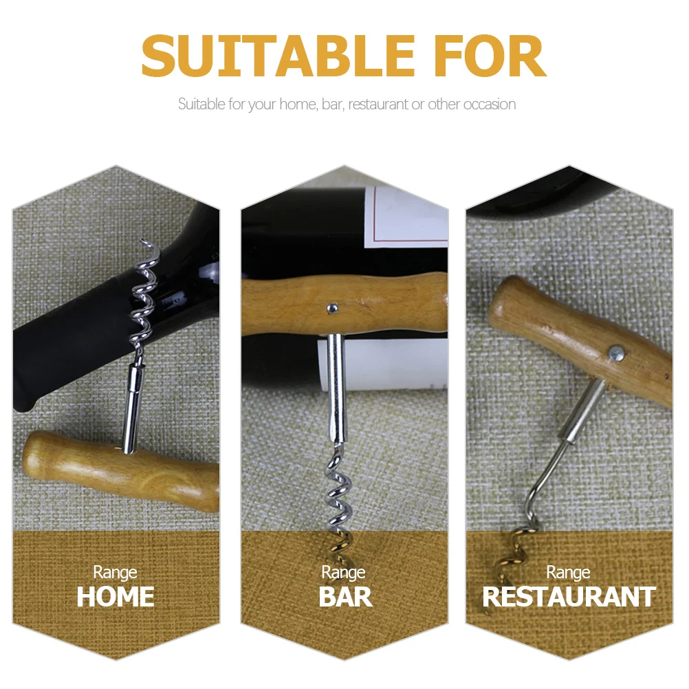 

4pcs Wine Opener Professional Bottle Opener Lightweight Can Bottle Lid Opening Tool For Camping Travel Home Use