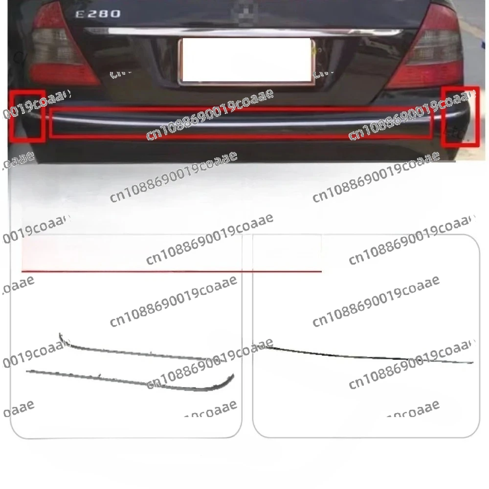 

Rear Bumper Chrome Decorative Strip for Mercedes Benz E-Class W211 2005-2008 A2118850221 A2118852721 A2118852821