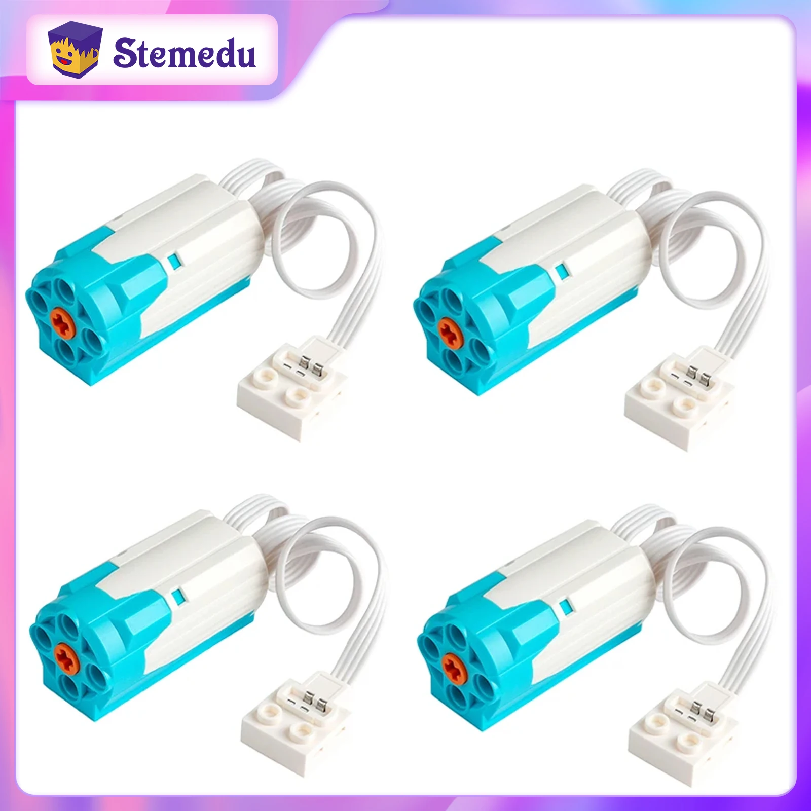 

M Motor 8883, высокоскоростная функция питания MOC, PF, строительные блоки, детали, совместимые с Legoeds, техническая модель двигателя «сделай сам»