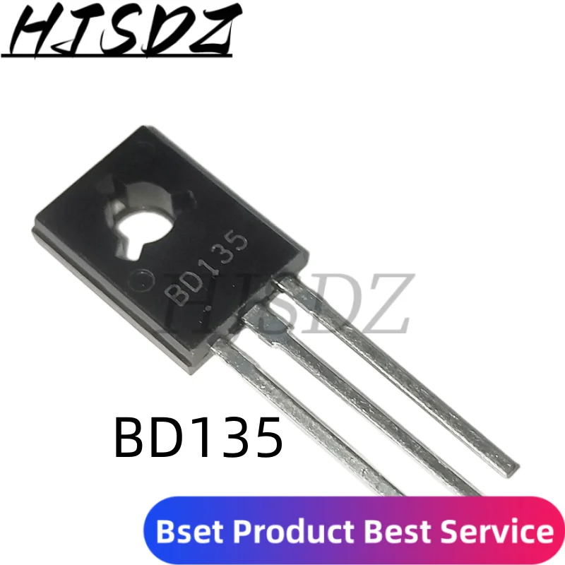 Transistor de 10 Piezas BD135 BD136 BD138 BD131 BD132 BD137 BD139 BD140 TO-126 NPN (BD135 + BD136) Cada Uno 10 Uds.