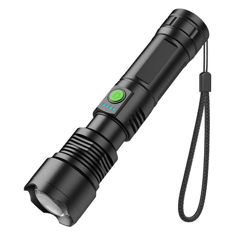 ズーム可能な戦術的な-18650-充電式-xhp70-led-懐中電灯緊急用ハイパワー-5-モード-90-100000-ルーメン-ズーム可能-100-インチ