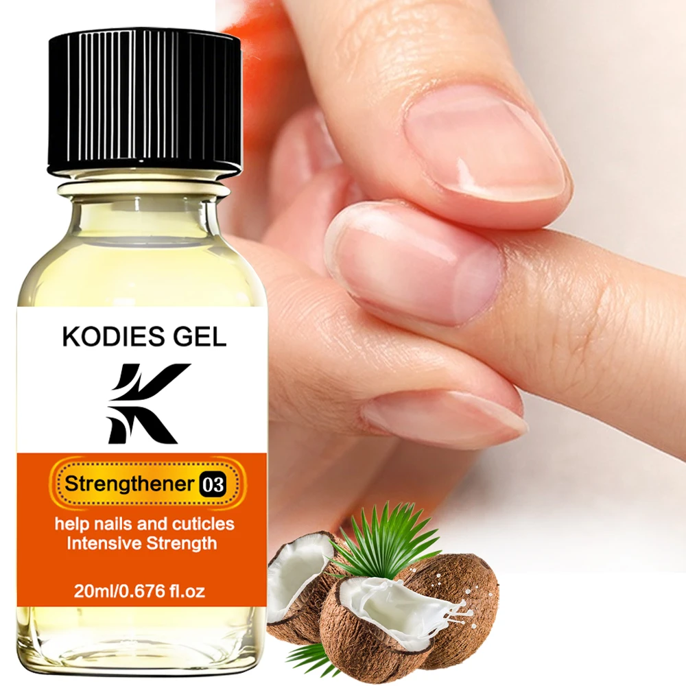 

KODIES GEL Cuticle Oil Nail Art Treatment Quick Dry Keratin Enriched Nail Strengthener All for Manicure Repair Thin Soft Nails