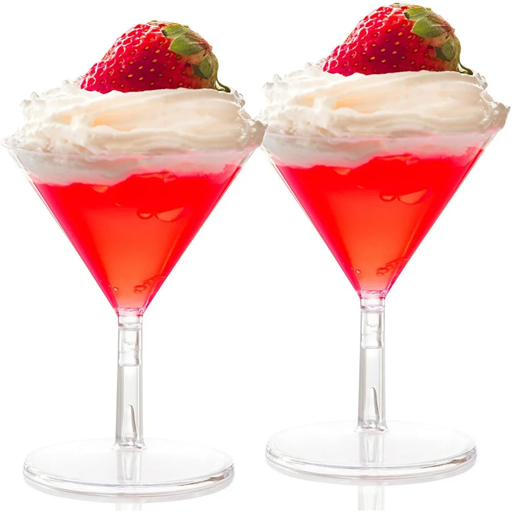 25pcs 2OZ 60ML triangular cup dessert cup dessert table mousse yogurt cup tasting cup cocktail cup foreign wine cup party cup