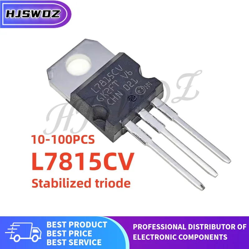 10/20/50/100PCS L7815CV L7815 TO-220 Three-terminal voltage stabilizing Transistor