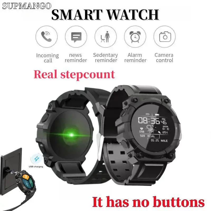 Smart Watch Real Stepcount Multi Function Step Connected Smart Watch For Men And Women Suitable For IOS And Android