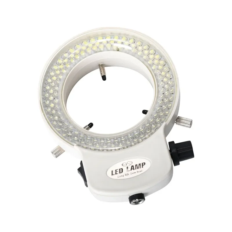 for Microscope LED Ring Light 144 Lamp Beads Industrial Camera Adjustable Brightness Lighting Source Macro Photography Long