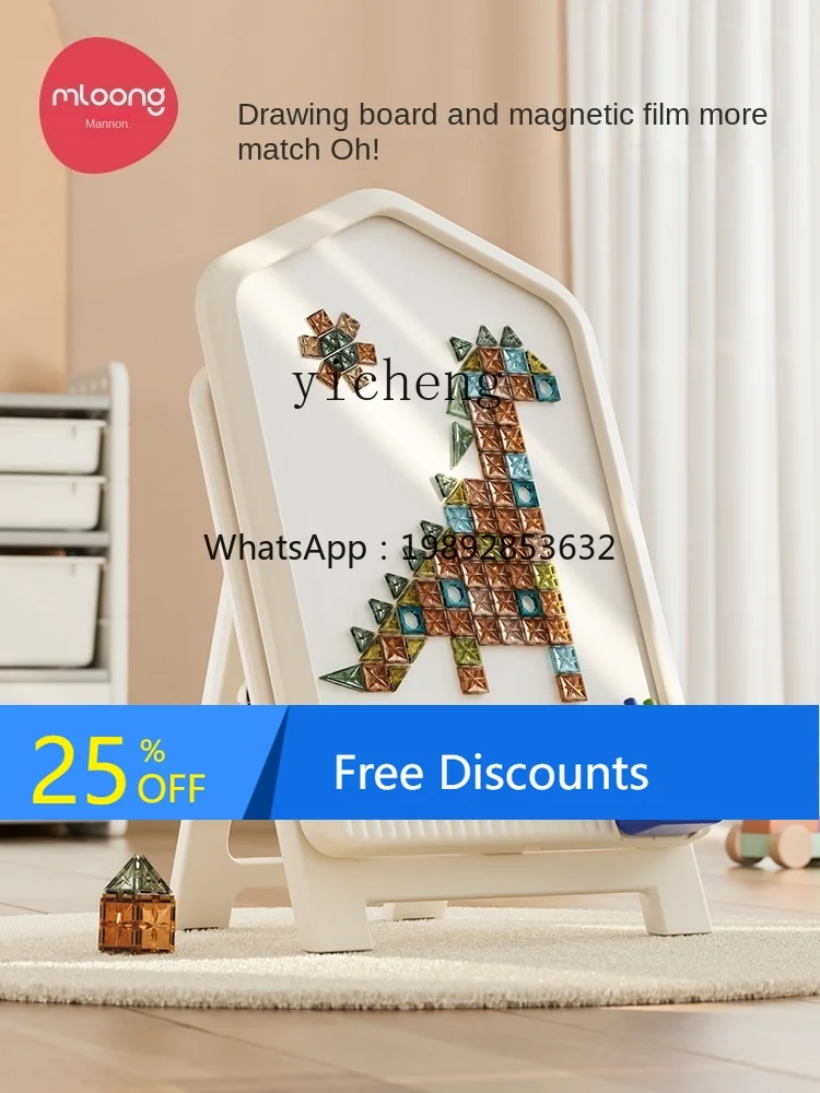 AF Kindertekenbord Magnetisch bord Babyspeelgoed Kleuren Graffiti Uitwisbaar Kinderen Magnetisch