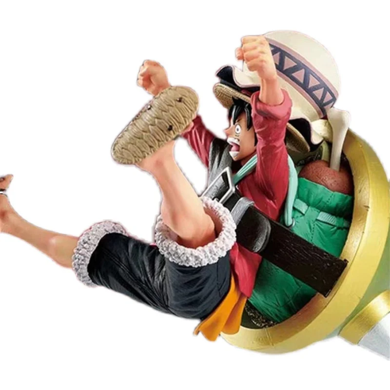Figura do Prêmio One Piece Stampede Luffy - 20o Aniversário Banpresto Ichibansho Ver.