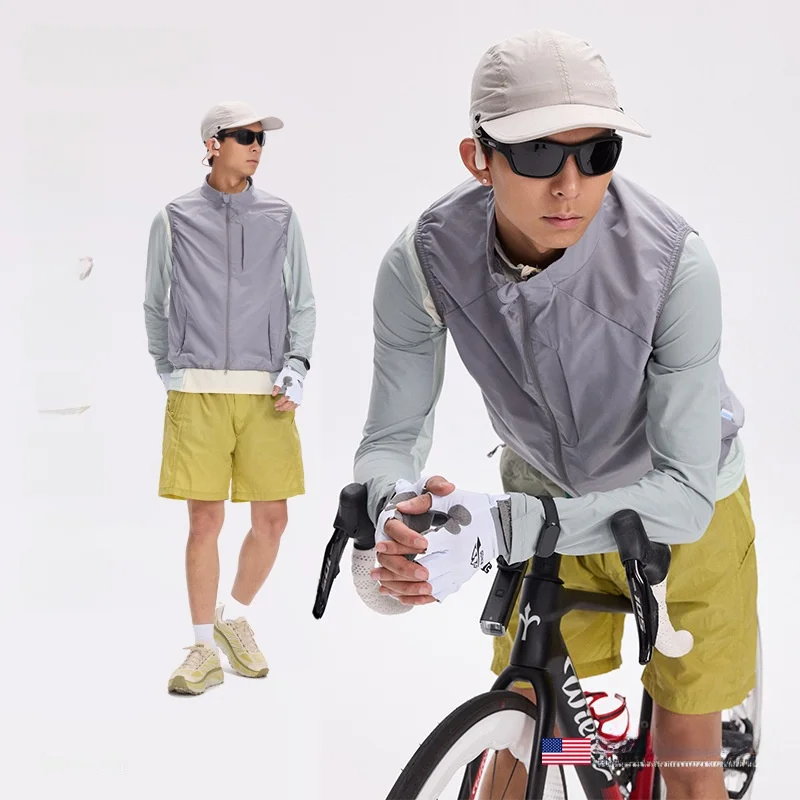 

Coolmax Moisture ng Qui Dry Cool Feeling Sun Protection Cycling Vest ex Me Breathable Svel Top