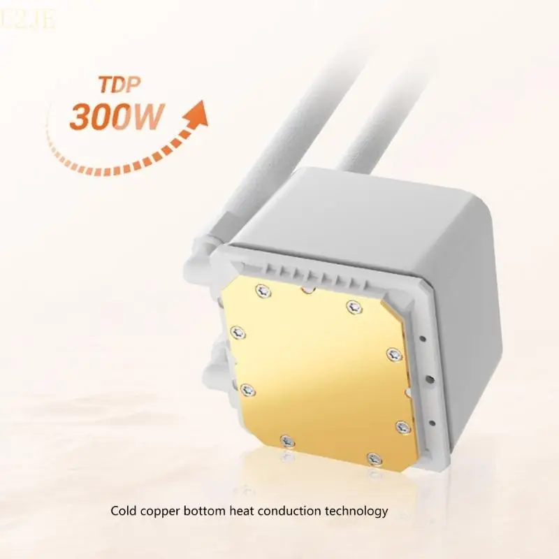 U2JE لـ 360mm ArgB تبريد تبريد CPU مبردات 360 مم ARGB مروحة السائل السائل