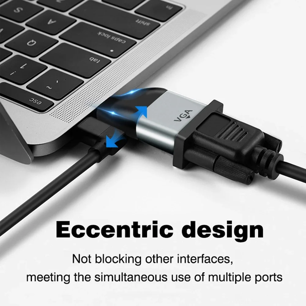 USB Type C To HDMI-Compatible 8K USB C to DP DisplayPort miniDP 4K VGA Adapter For Laptop MacBook TV Box PS5 Switch iPad Galaxy image 5