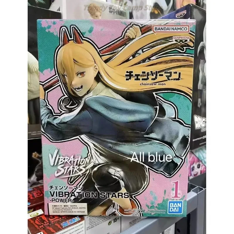 

[24-часовая доставка] Оригинальная подлинная Banpresto вибрационные звезды бензопила человек 14 см силовая фигурка коллекция модель куклы подарки