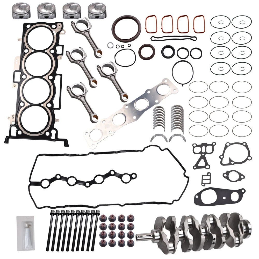 

G4KJ 2.4L Engine Rebuild Overhaul Kit Crankshaft / Con Rods For HYUNDAI For KIA 23040-2G500 21443-25000 23510-2G500 23111-2G200